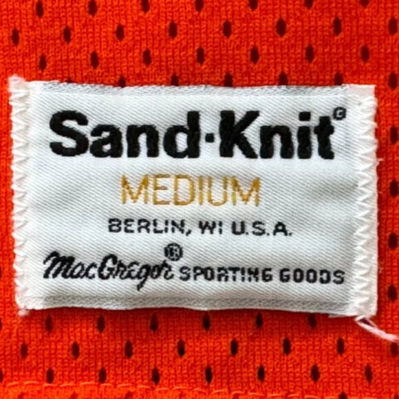 Denver Broncos Steve Watson #81 NFL FOOTBALL VINTAGE SAND KNIT Sz Medium Jersey! - Picture 5 of 9